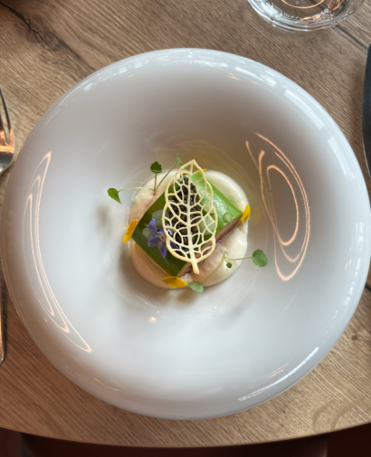 Dish of restaurant - Le Palace de Menthon - 5 star property - Annecy - Haute Savoie